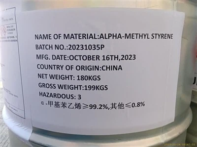 Alfa-metil-sztirol (AMS) CAS-SZÁM:98-83-9